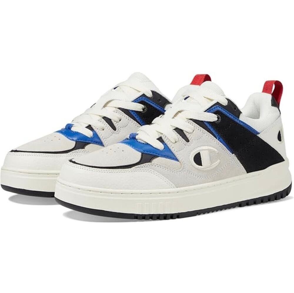 CHAMPION MENS 12 Chalk Black Fifty94 Dial Up Low Sneakers Lace Up P1-100 sz 12